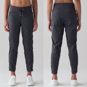 LULULEMON Women's Street To Studio Pant II Sz 12 *Unlined 28" In Blue Tied